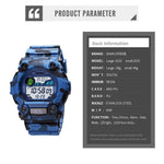 Skmei 1633 Original Black Hot selling Men Digital Wrist watch Multifunctional Sport Watch 50M Waterproof Watches Skmei