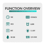 Skmei 1633 Original Black Hot selling Men Digital Wrist watch Multifunctional Sport Watch 50M Waterproof Watches Skmei