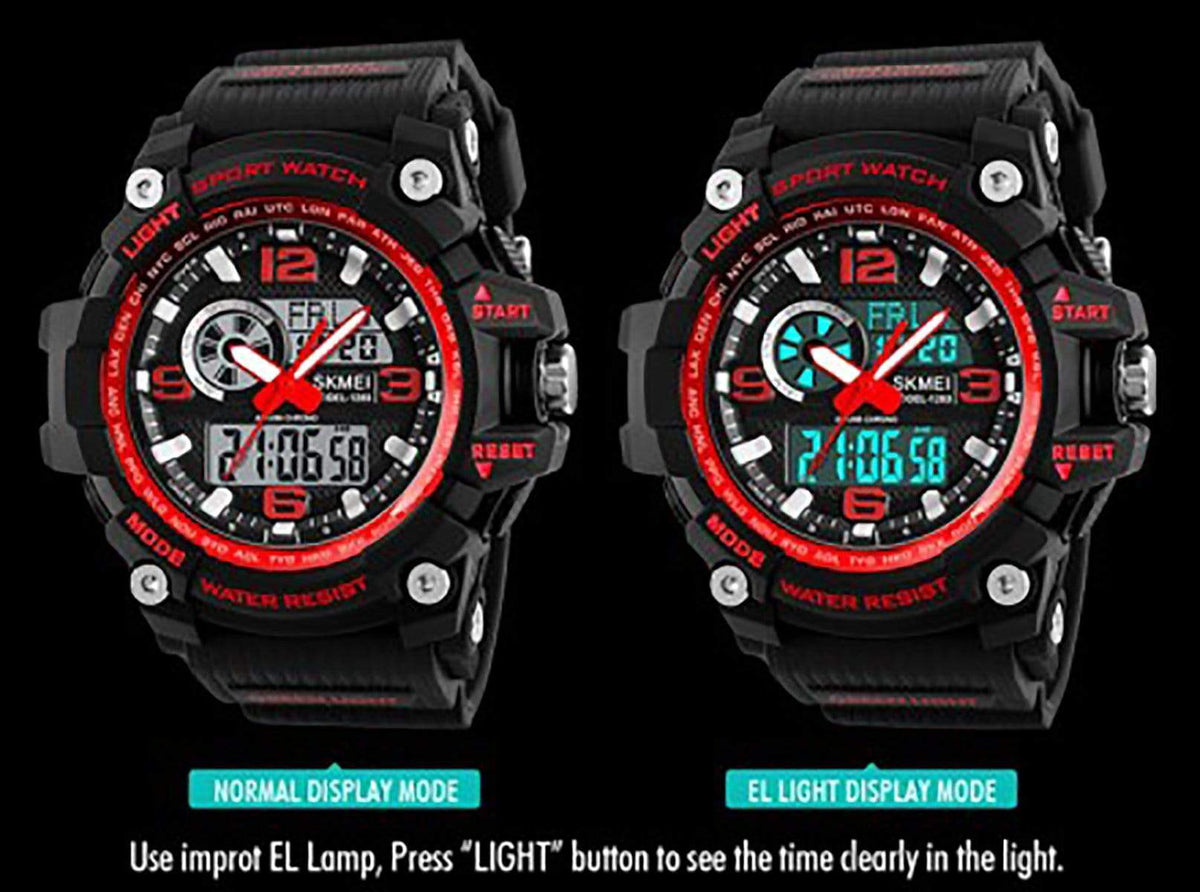 1283 Analog Digital Sports watch for Men Skmei