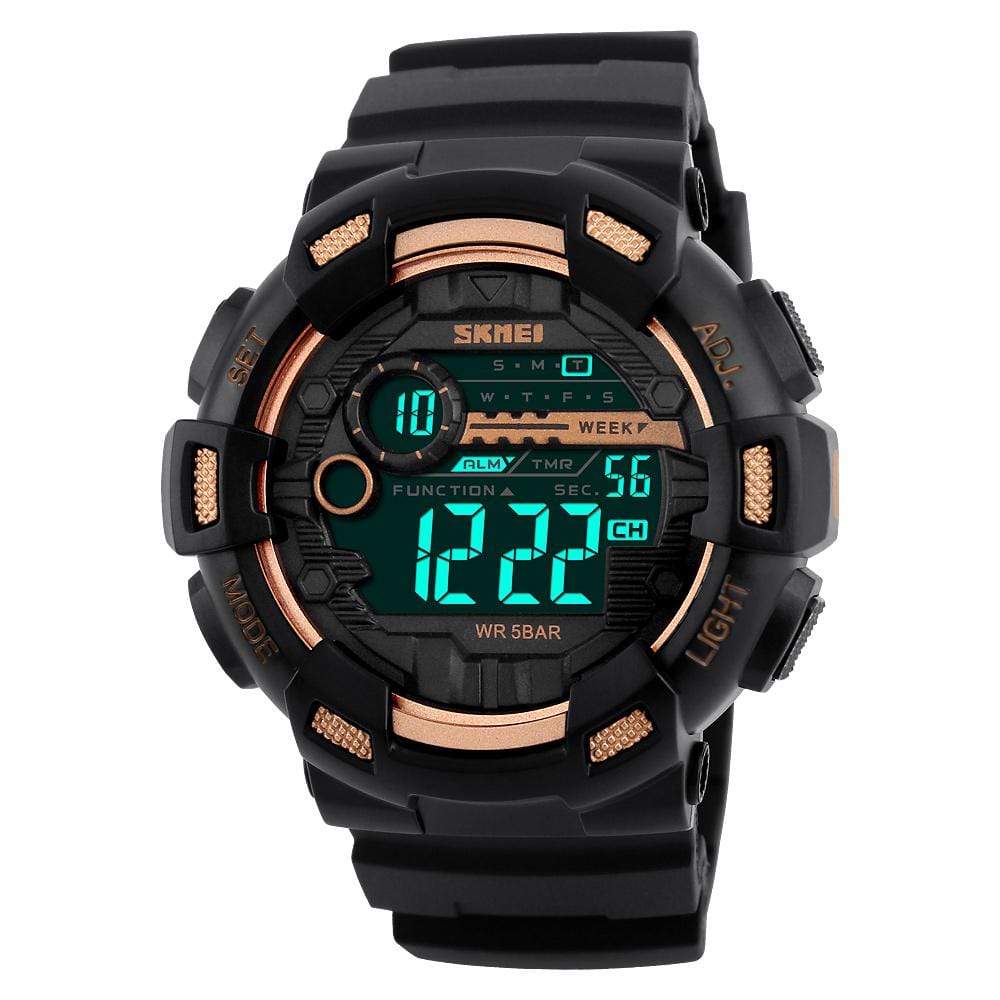 Skmei 1243 Original Digital waterproof Sports wrist watch Chronograph for Boys For Men Skmei