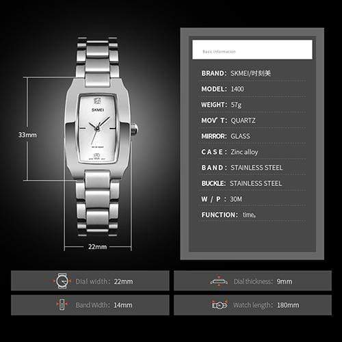 Skmei 1400 Original Designer Analog Watch for Girls For Women Ladies watch Skmei
