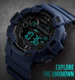 Skmei 1472 Original Digital denim blue color watch for men Skmei